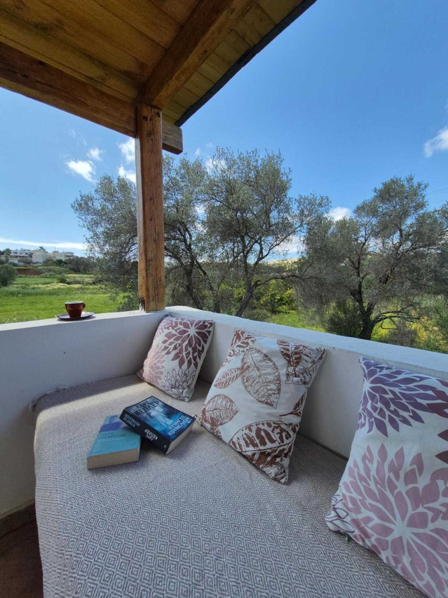 Lemonia Apartment With Yard Pitsidia Exterior foto